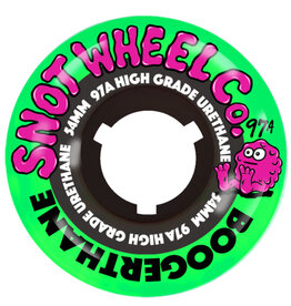 Snot Snot Wheels Team Boogerthane Green/Black Core (54mm/97a)