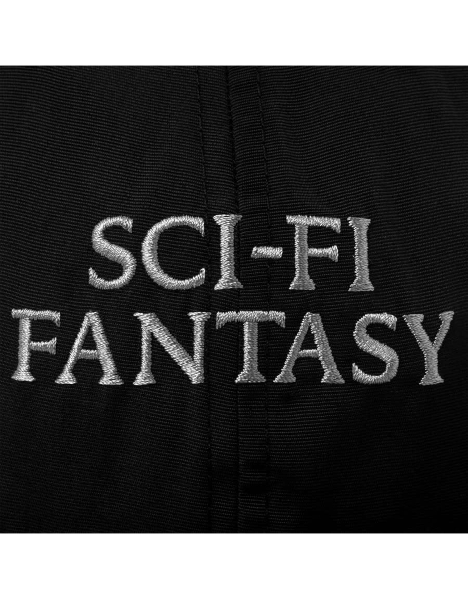Sci-Fi Fantasy Sci-Fi Fantasy Hat Nylon Logo 6 Panel Snapback (Black)