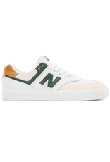 New Balance Numeric New Balance Numeric Shoe 574 Vulc (White/Nightwatch Green)