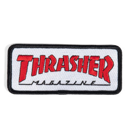 Thrasher Thrasher Patch Outlined (White/Red)