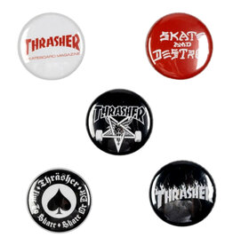 Thrasher Thrasher Buttons Logo (5 set)