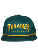 Thrasher Thrasher Hat Logo Rope Snapback (Green/Yellow)