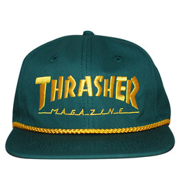 Thrasher Thrasher Hat Logo Rope Snapback (Green/Yellow)