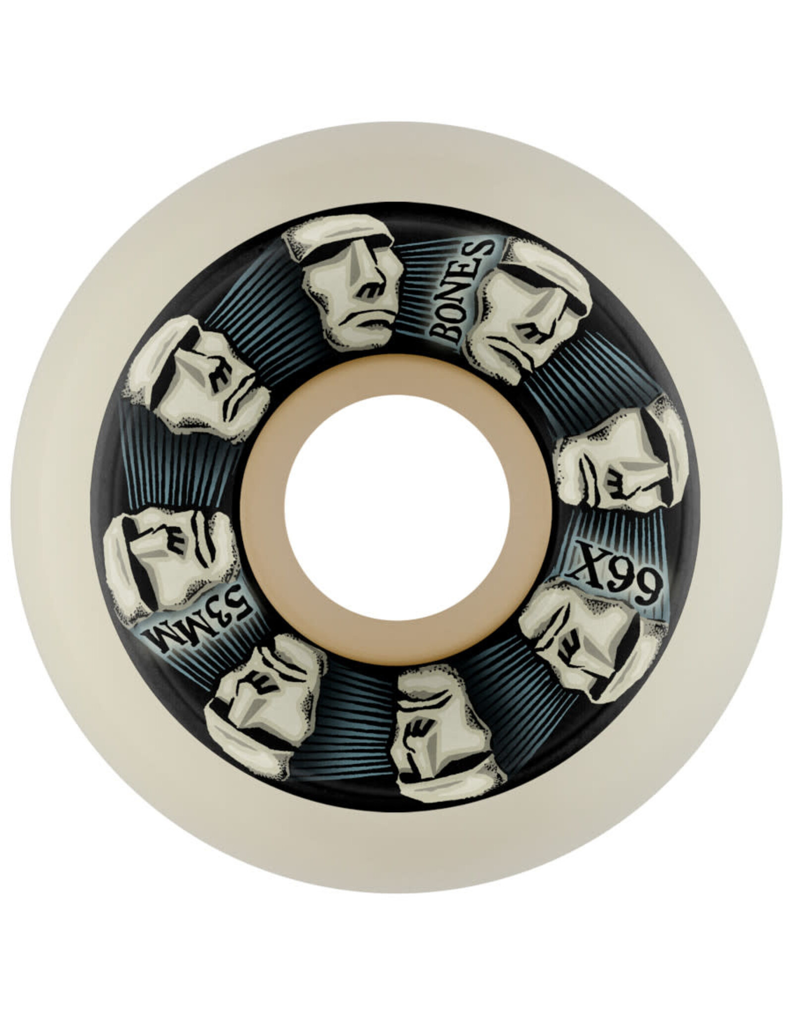 Bones Bones Wheels X99 Head Rush V5 Sidecut White (54mm/99a)