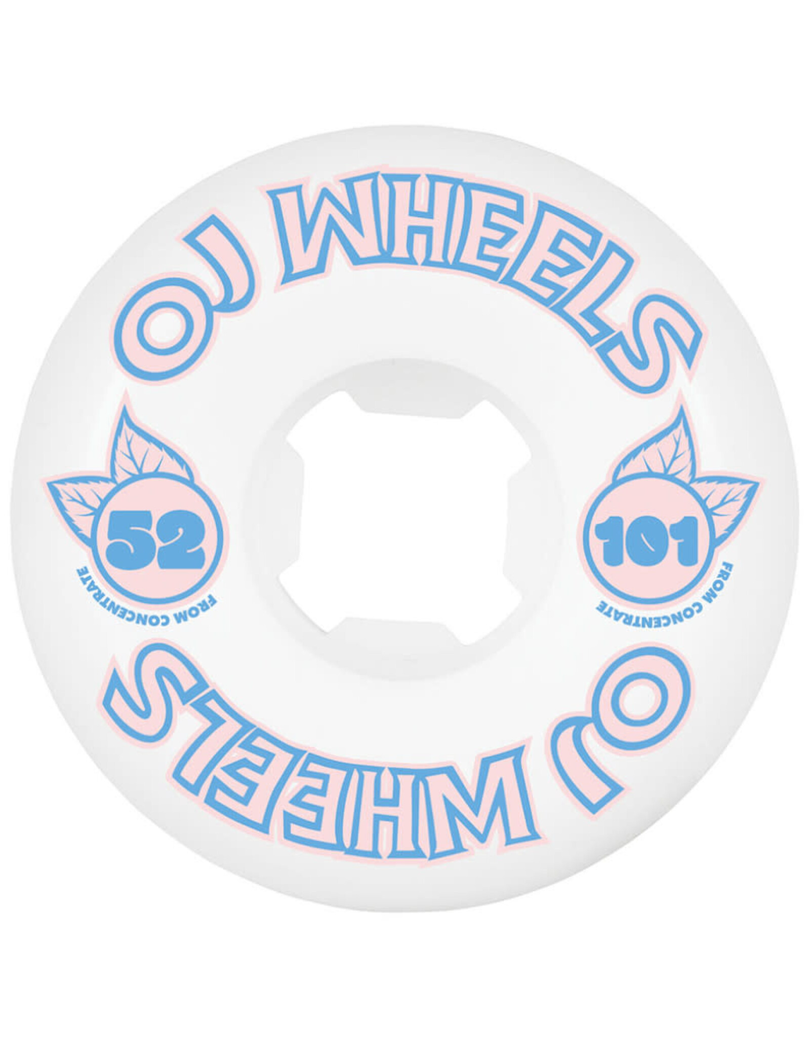 OJ Wheels OJ Wheels Team Hardline From Concentrate White (52mm/101a)