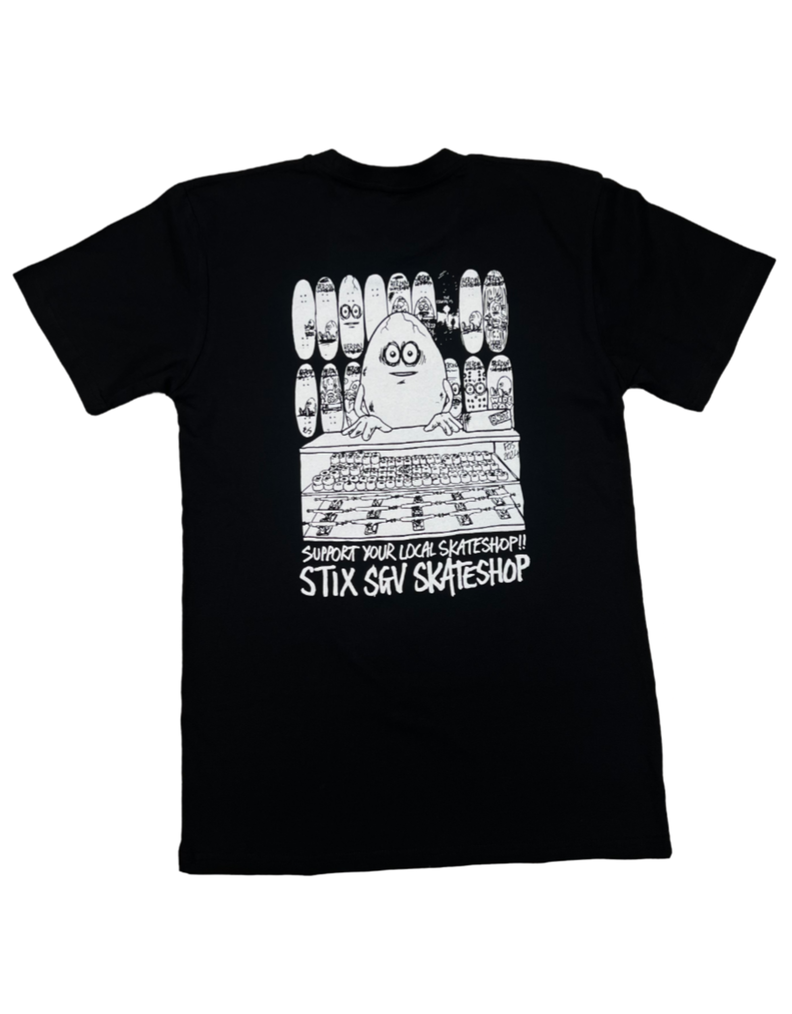 Stix SGV Stix SGV Tee Fos Support Premium S/S (Black/White)