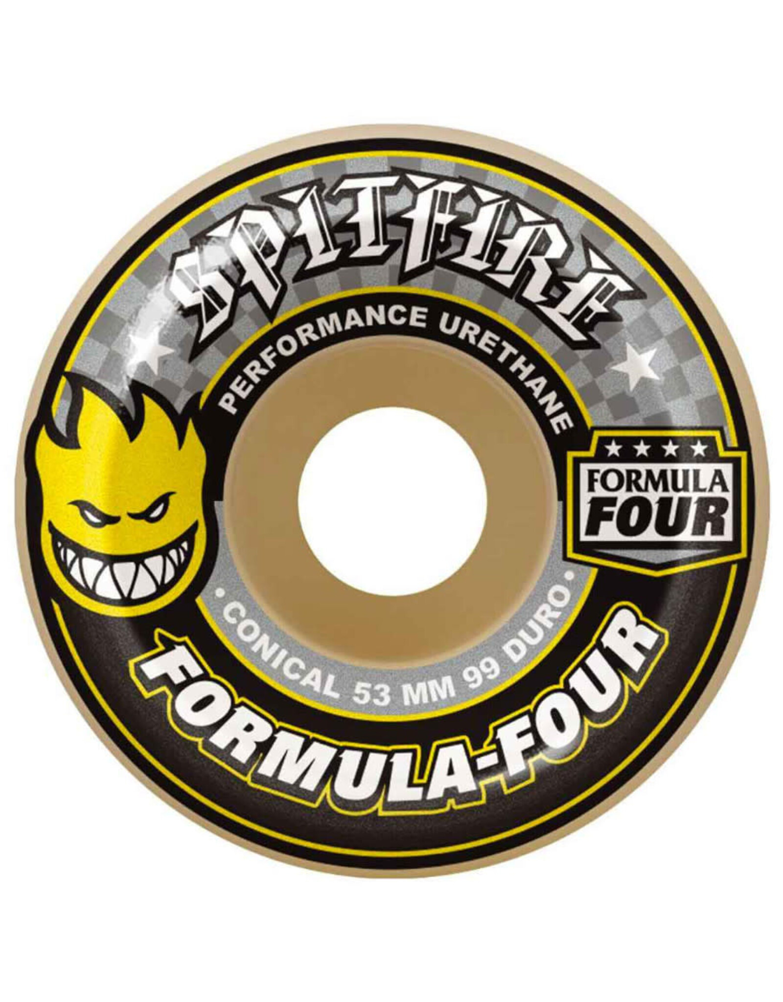 Spitfire Spitfire Wheels Formula Four Conical Yellow (53mm/99d)