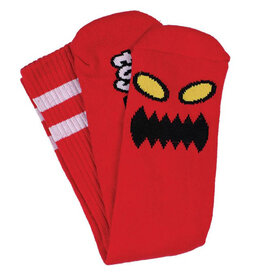 Toy Machine Toy Machine Socks Monster Face Crew (Red)