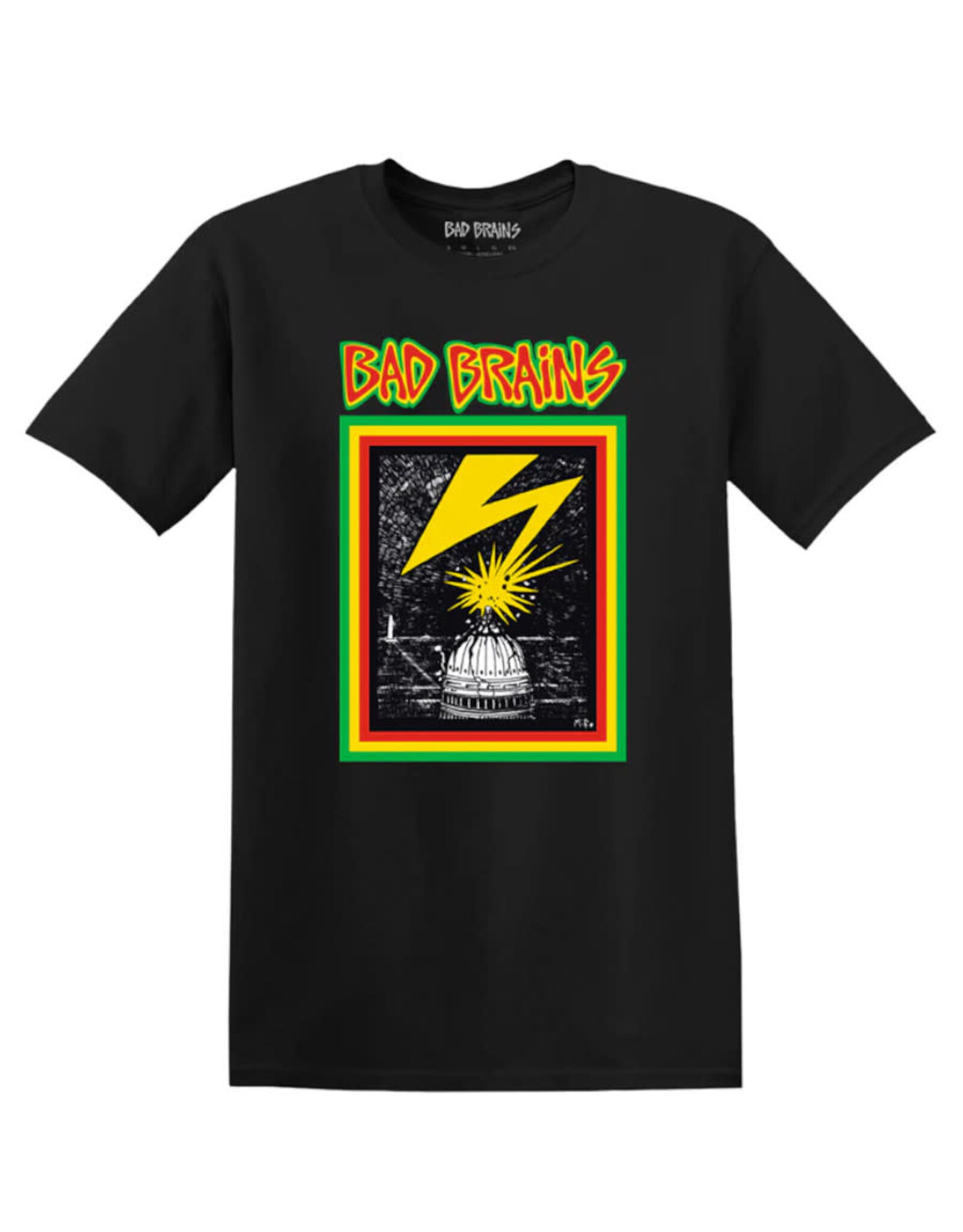 Star 500 Concert Series On Hollywood Tee Bad Brains Capitol II S/S (Black)