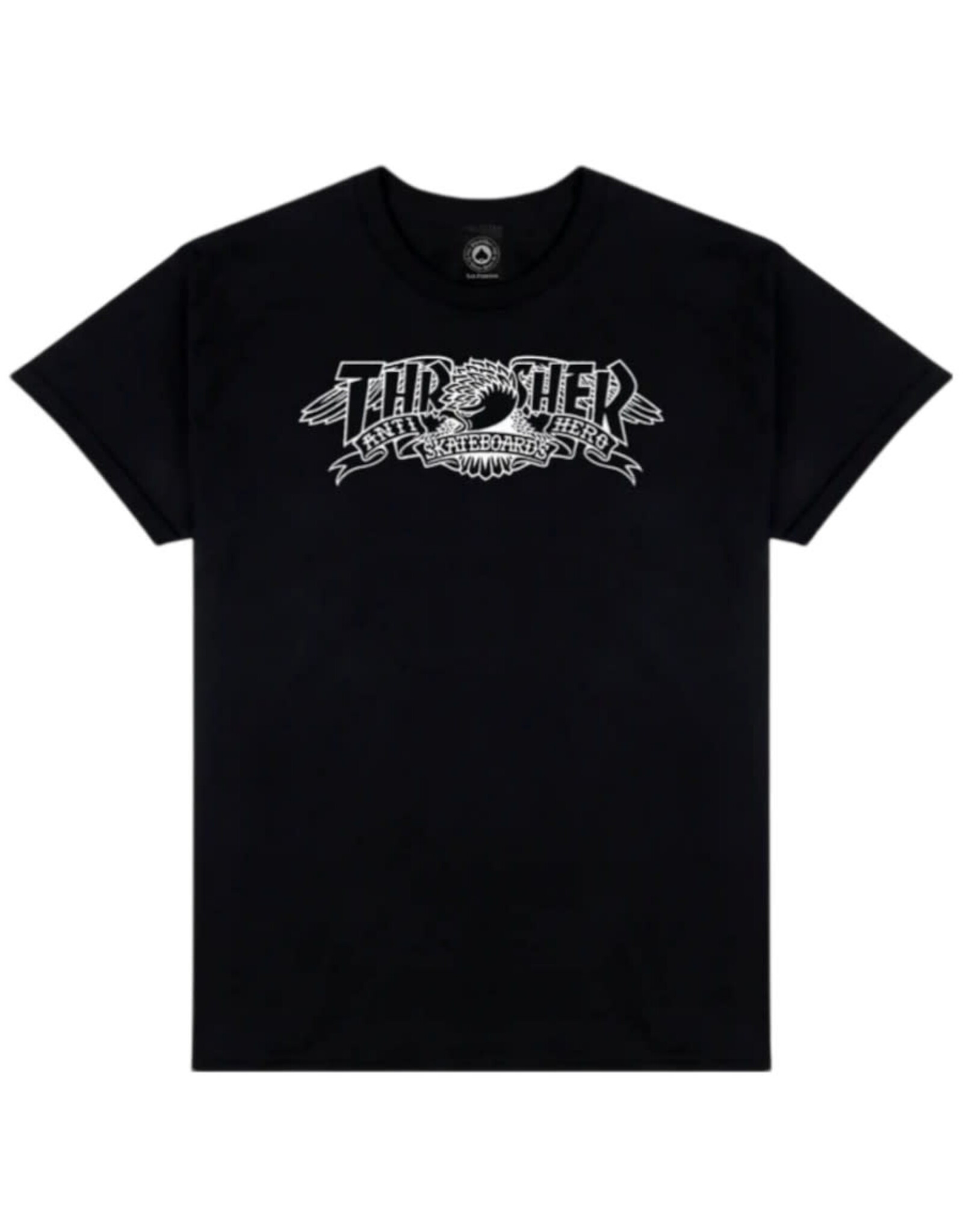 Thrasher Thrasher Tee X Antihero Mens Mag Banner S/S (Black)