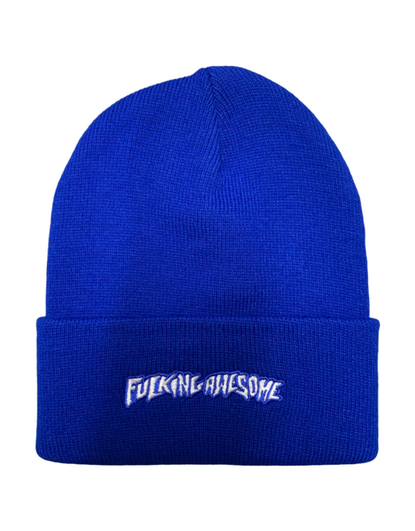 Fucking Awesome Fucking Awesome Beanie Little Stamp Embroidered Cuff (Royal)