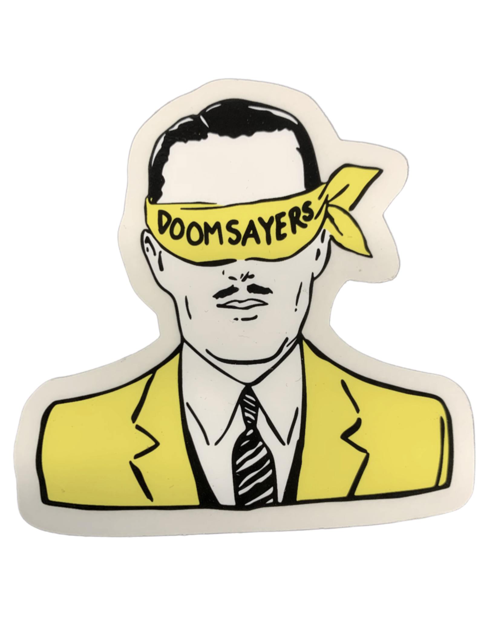 Doom Sayers Doom Sayers Sticker Blind Folded Corp Guy