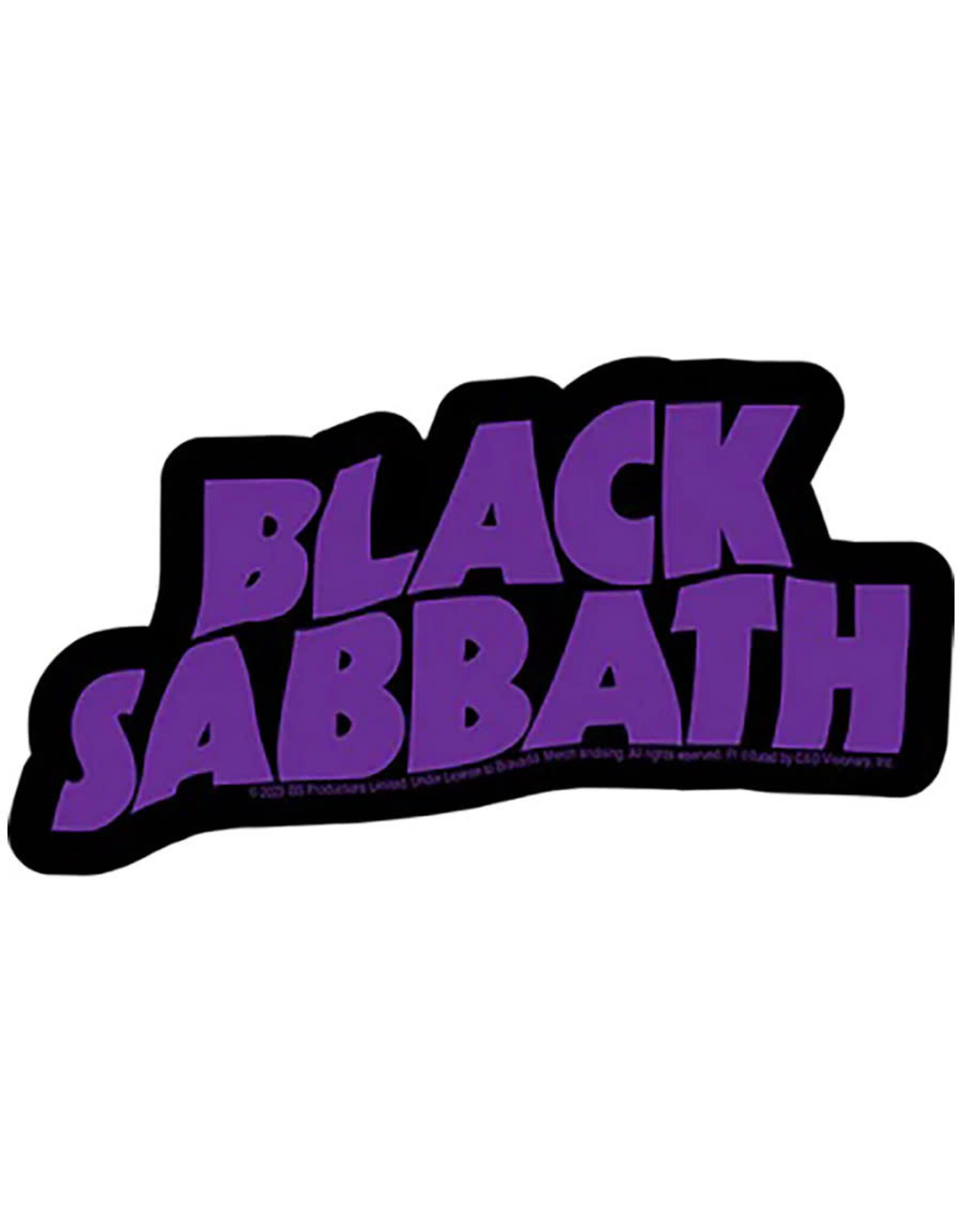 Star 500 Concert Series On Hollywood Sticker Black Sabbath Logo