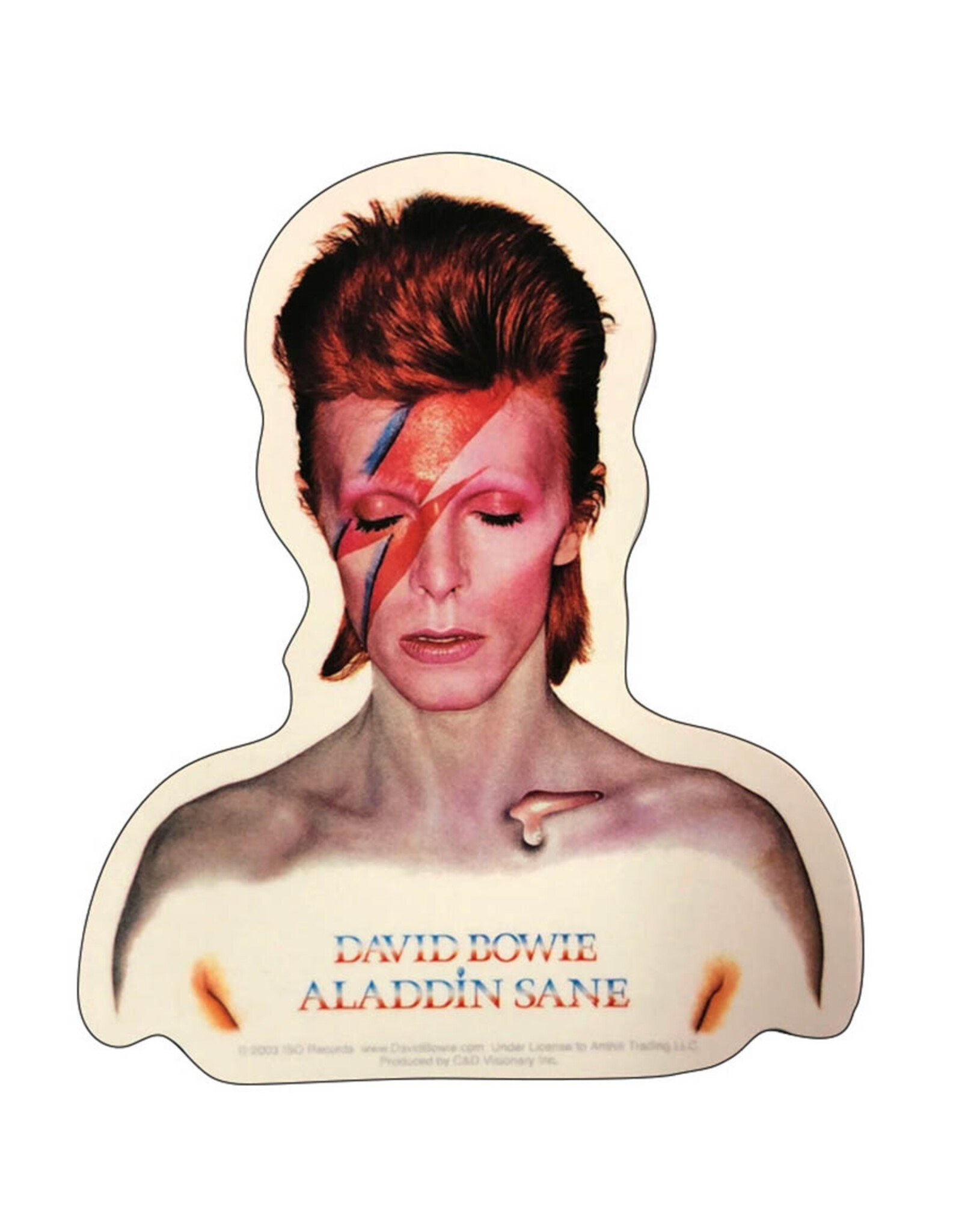 Star 500 Concert Series On Hollywood Sticker David Bowie Aladdin