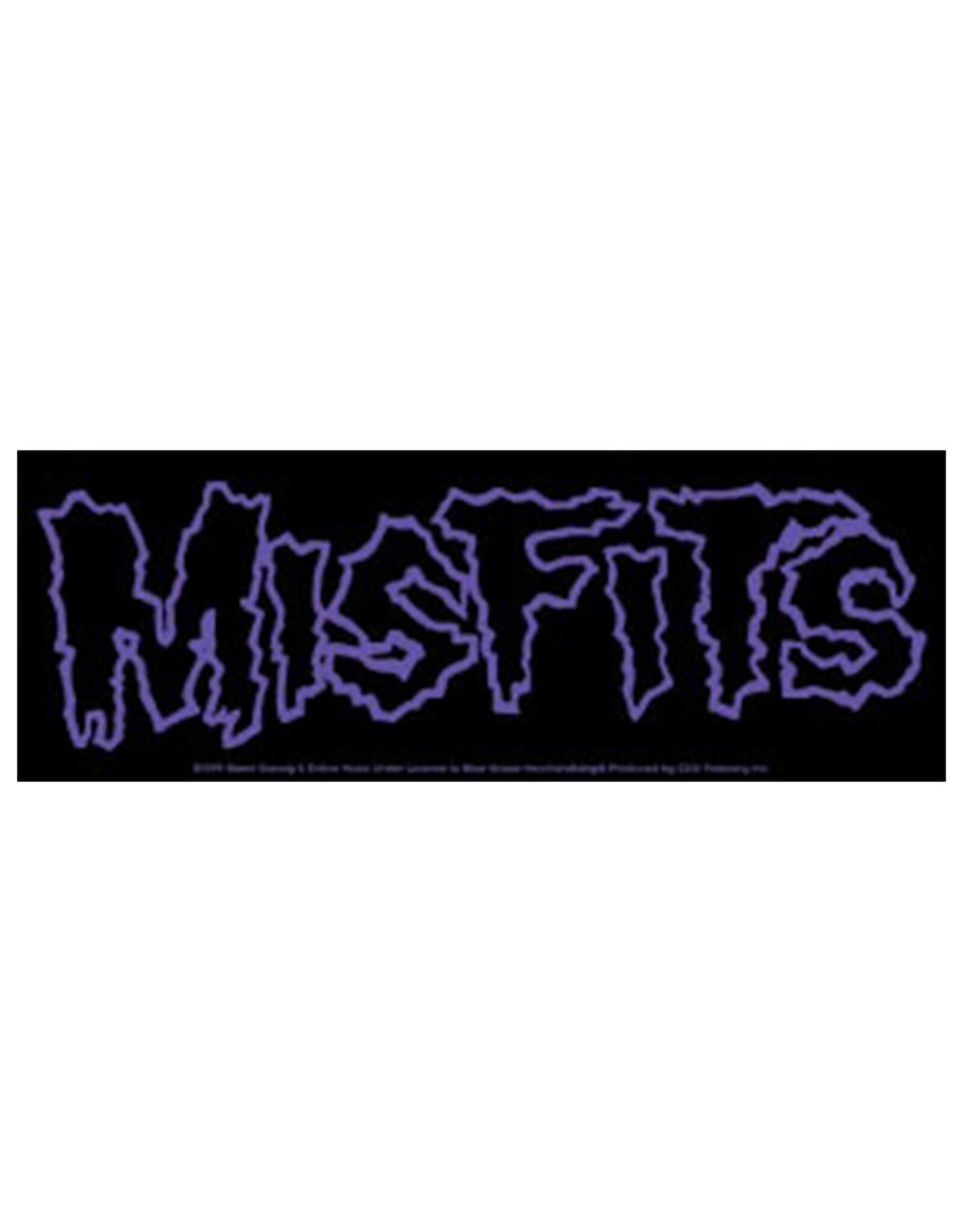 Star 500 Concert Series On Hollywood Sticker Misfits Blue Logo