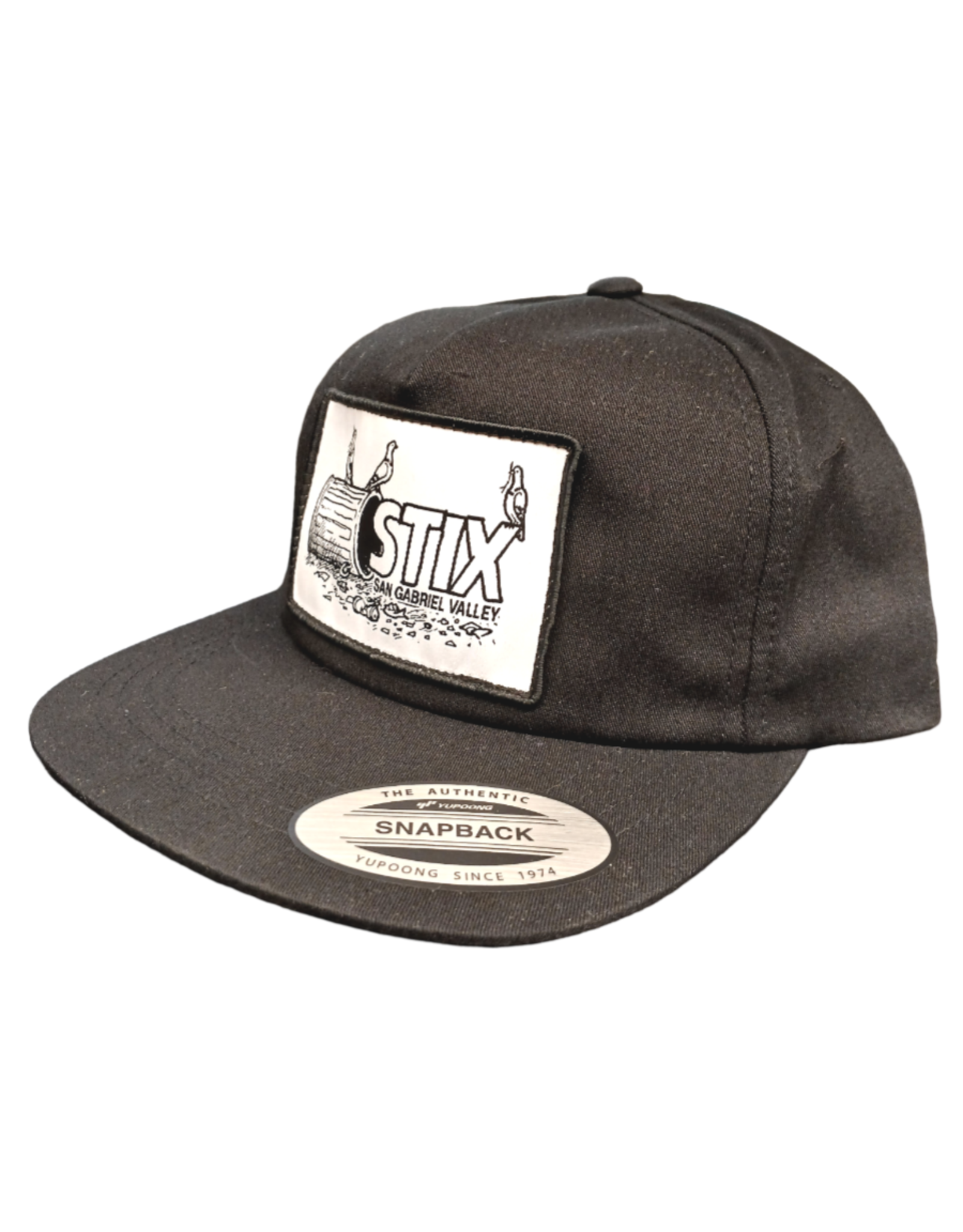 Stix SGV Stix SGV Hat Todd Francis Patch Unstructured 5 Panel Snapback (Black)