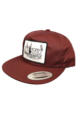 Stix SGV Stix SGV Hat Todd Francis Patch Unstructured 5 Panel Snapback (Maroon)