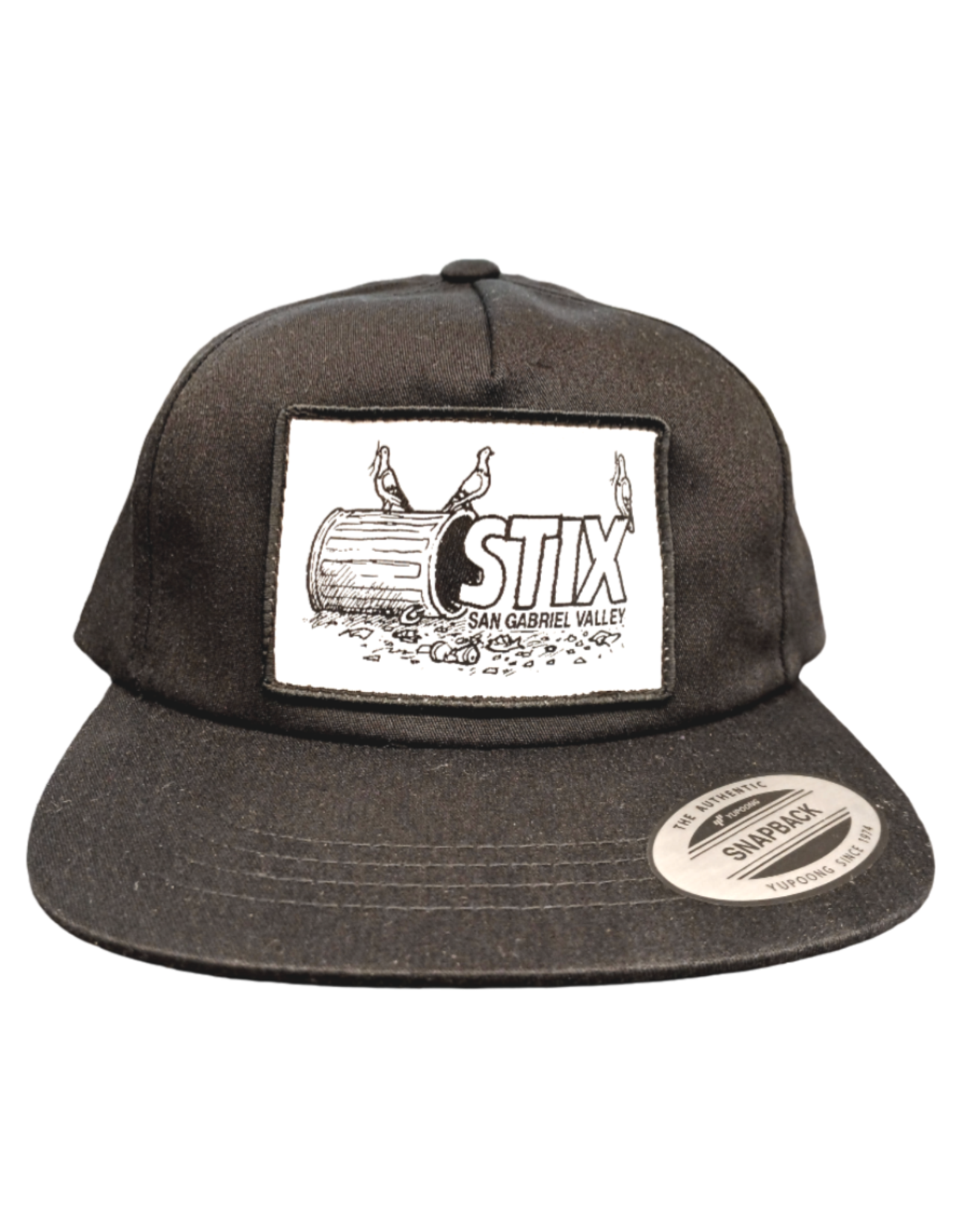 Stix SGV Stix SGV Hat Todd Francis Patch Unstructured 5 Panel Snapback (Black)