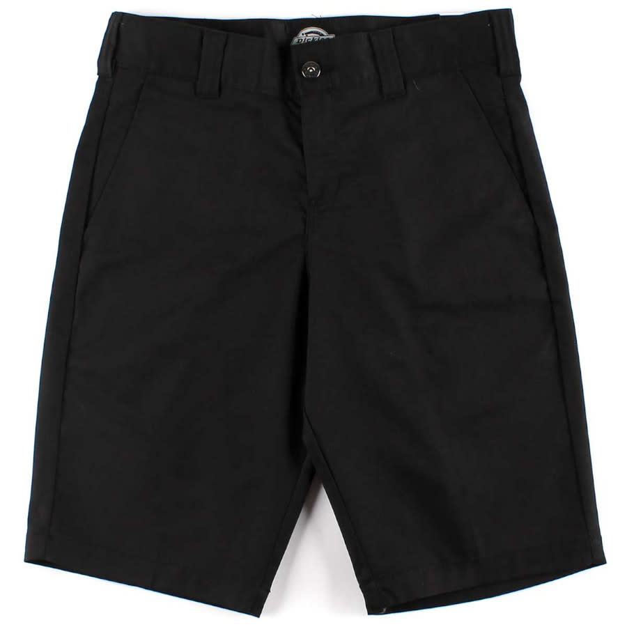 【Dickies】 Basic Sweat Shorts Black Dickies Shorts Skate Slim Twill (Black) - Stix SGV