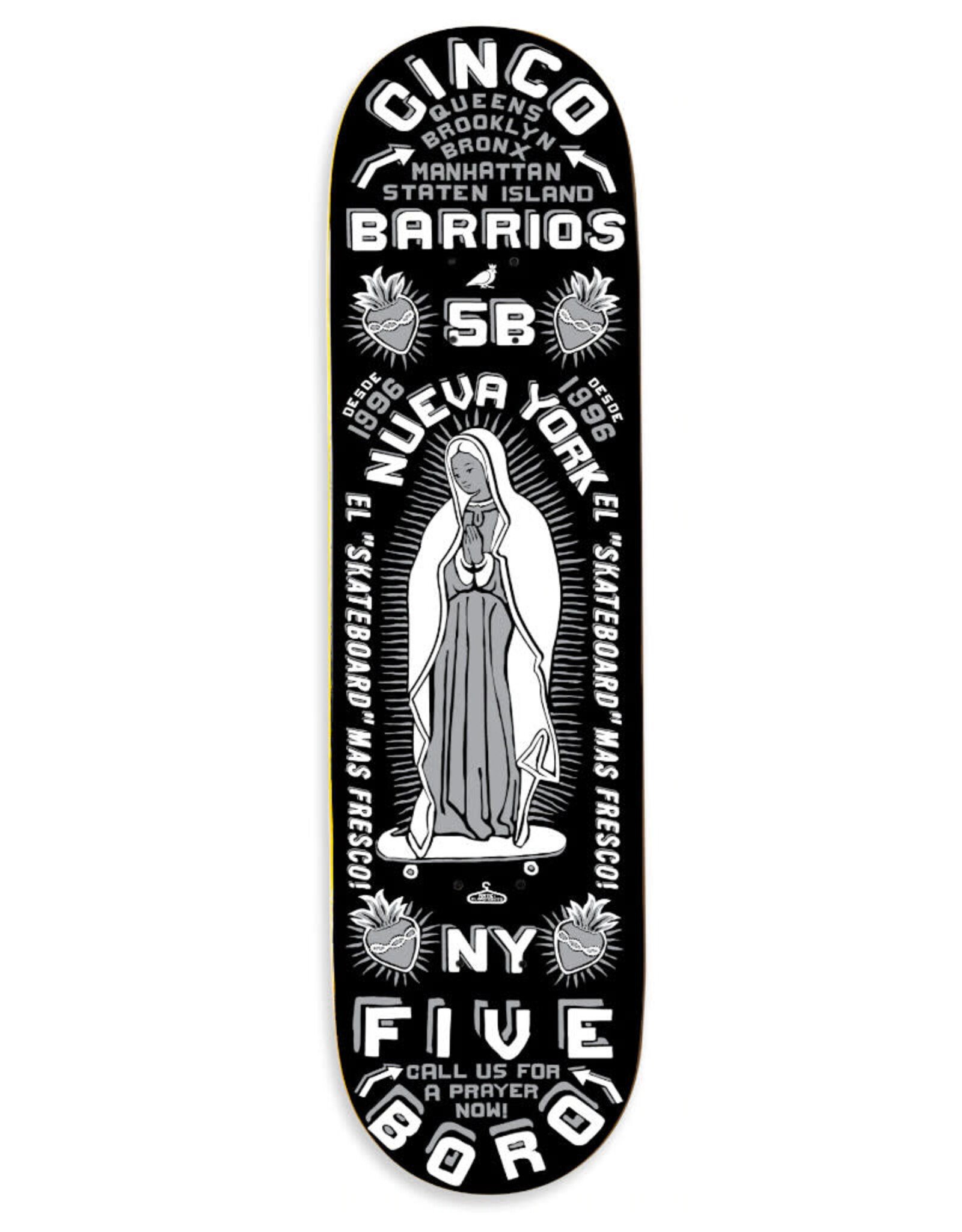 5Boro 5Boro Deck Team Cinco Barrios Black (8.25)