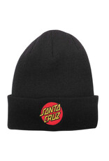 Santa Cruz Santa Cruz Beanie Classic Dot Long Shoreman Cuff (Black)