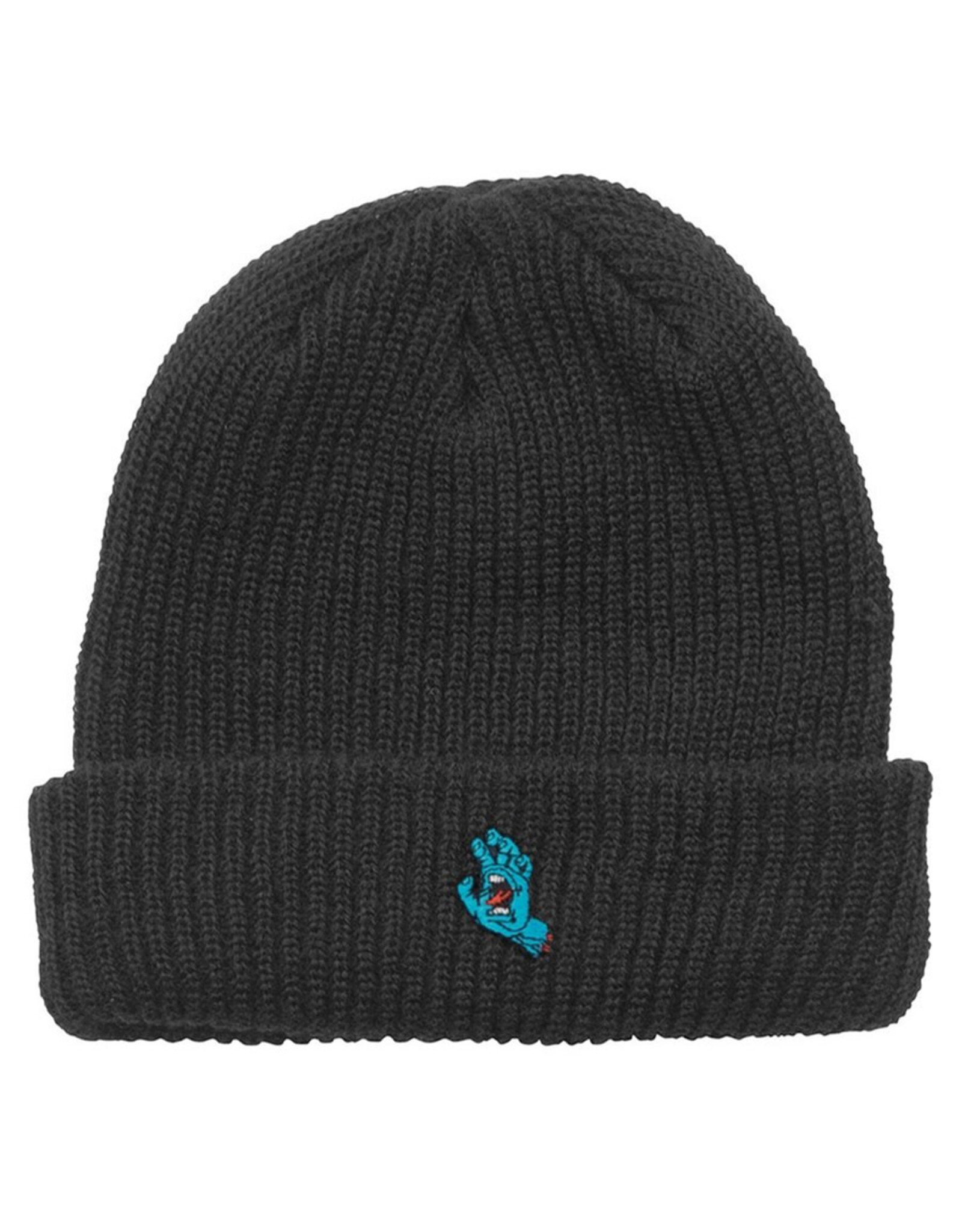 Santa Cruz Santa Cruz Beanie Screaming Hand Long Shoreman Cuff (Black)