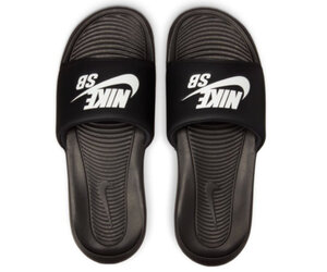 Nike SB Sandal Victori One Slides Black White Stix SGV