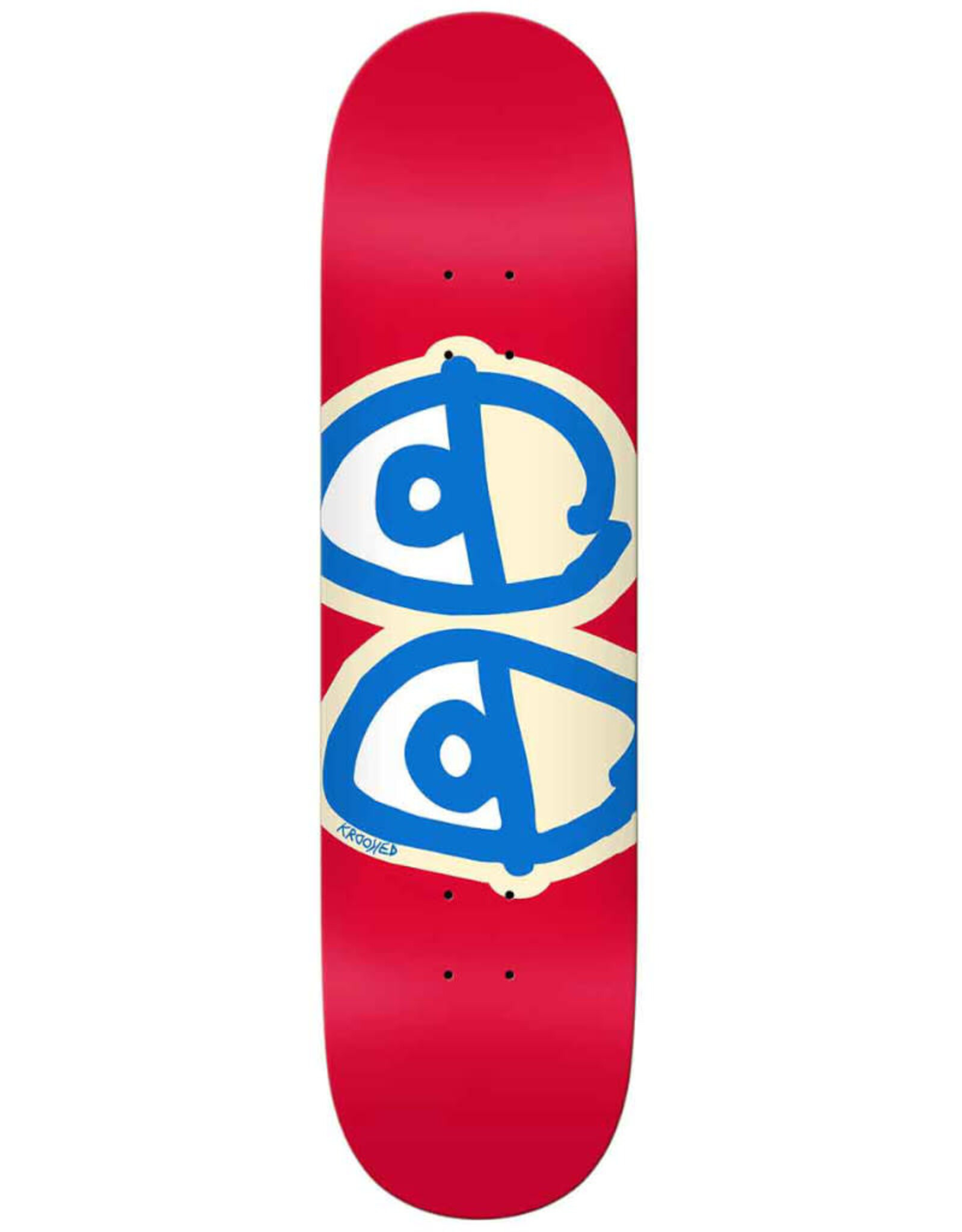 Krooked Krooked Deck Team Eyes Red (8.25)