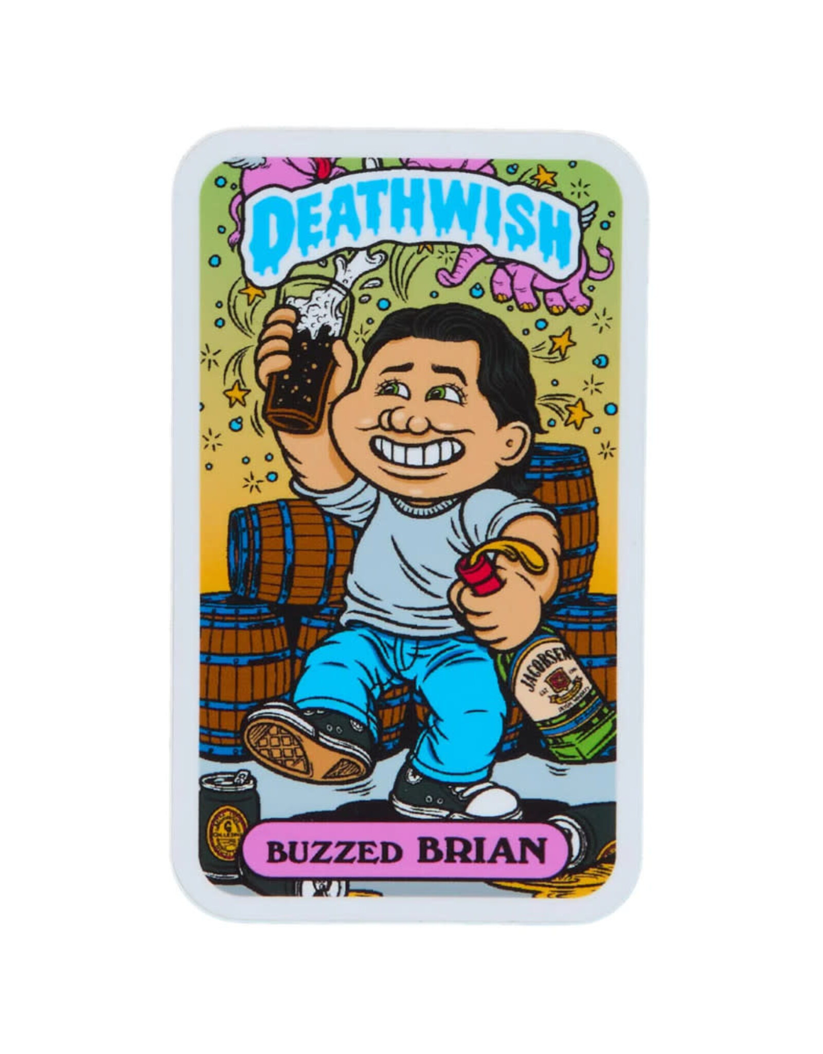 Deathwish Deathwish Sticker Low Life Kids (Buzzed Brian)