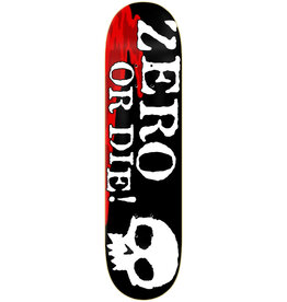 Zero Skateboards Zero Deck Team Zero Or Die (8.5)