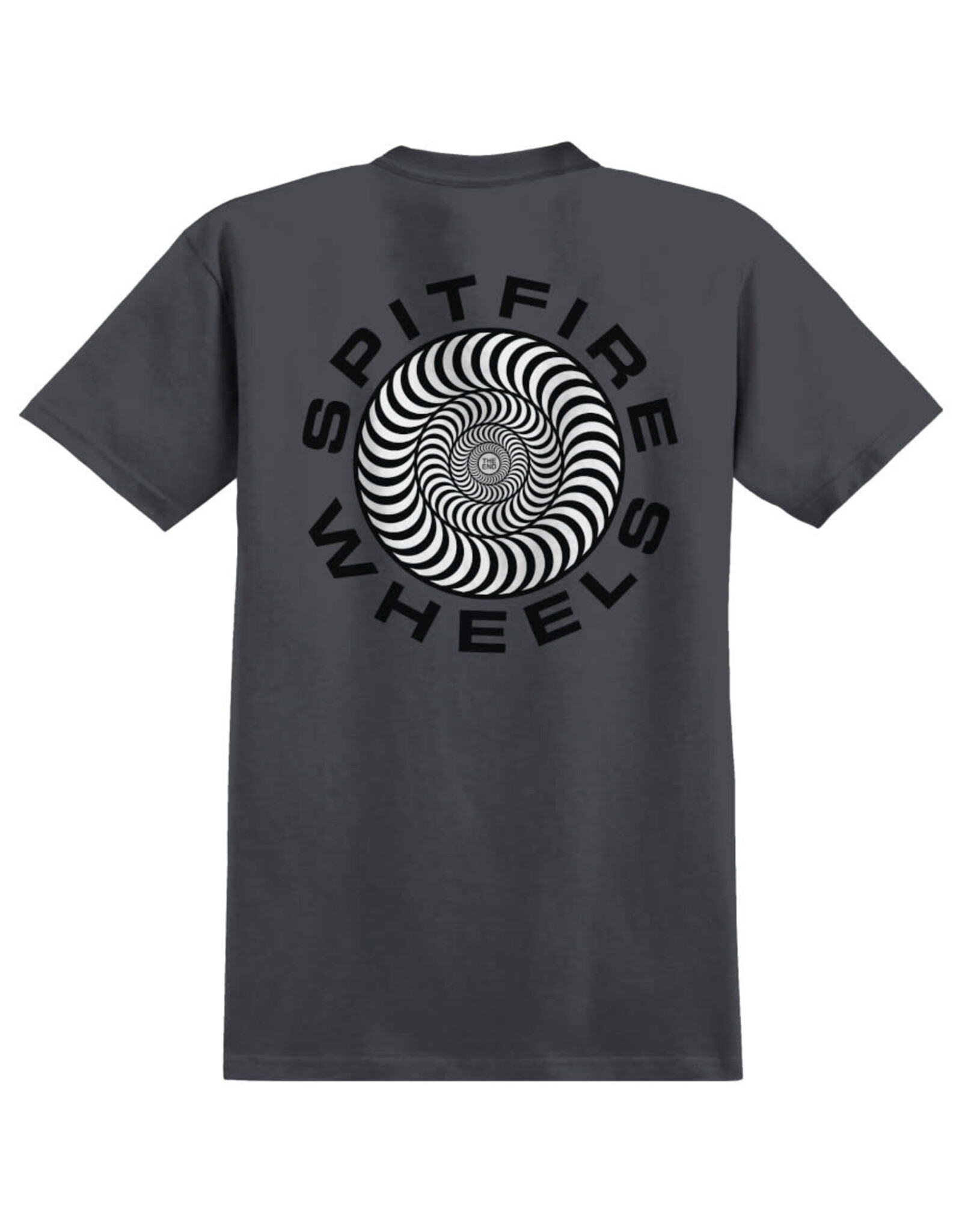 Spitfire Spitfire Tee Classic 87 Swirl Fill S/S (Charcoal)