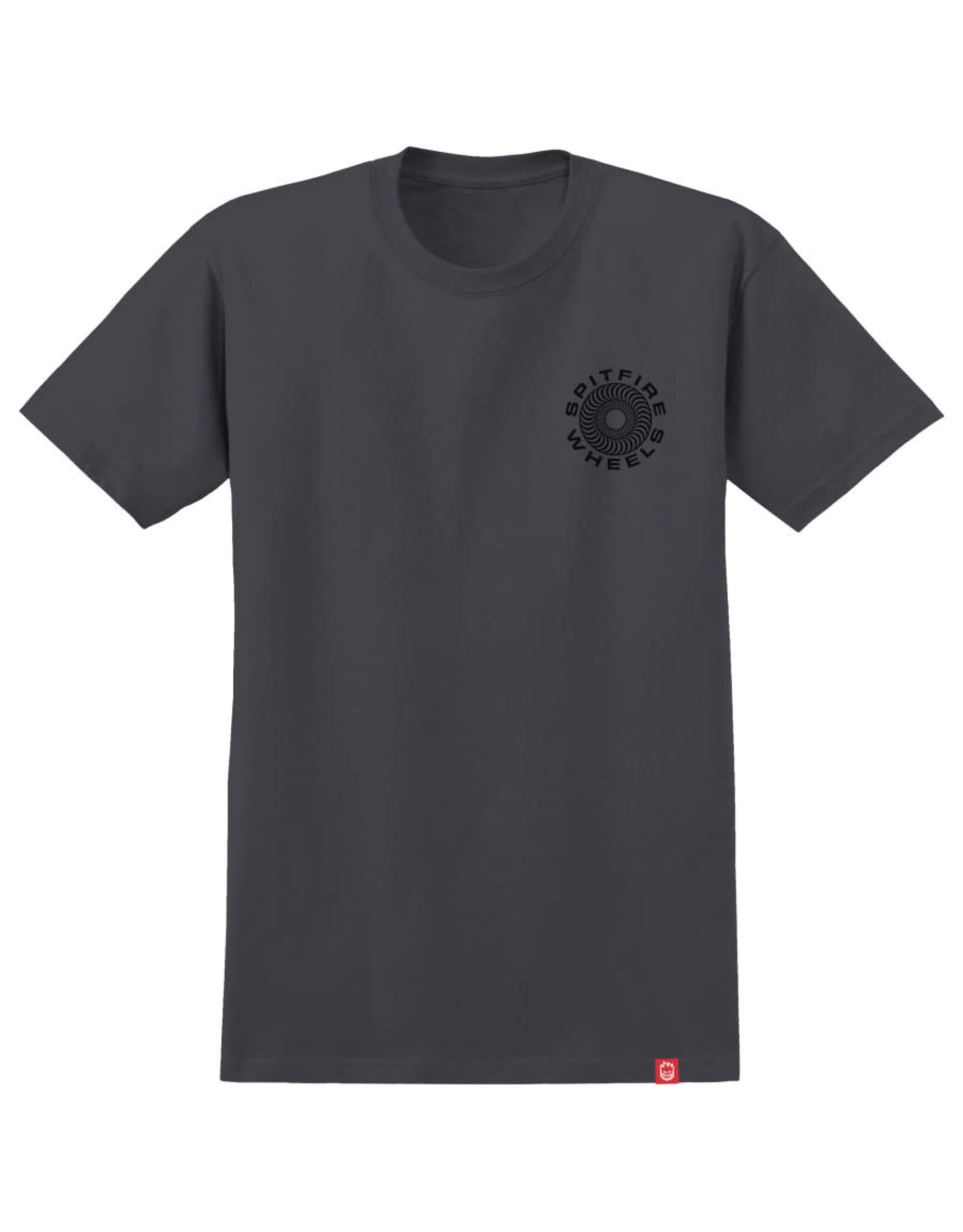 Spitfire Spitfire Tee Classic 87 Swirl Fill S/S (Charcoal)