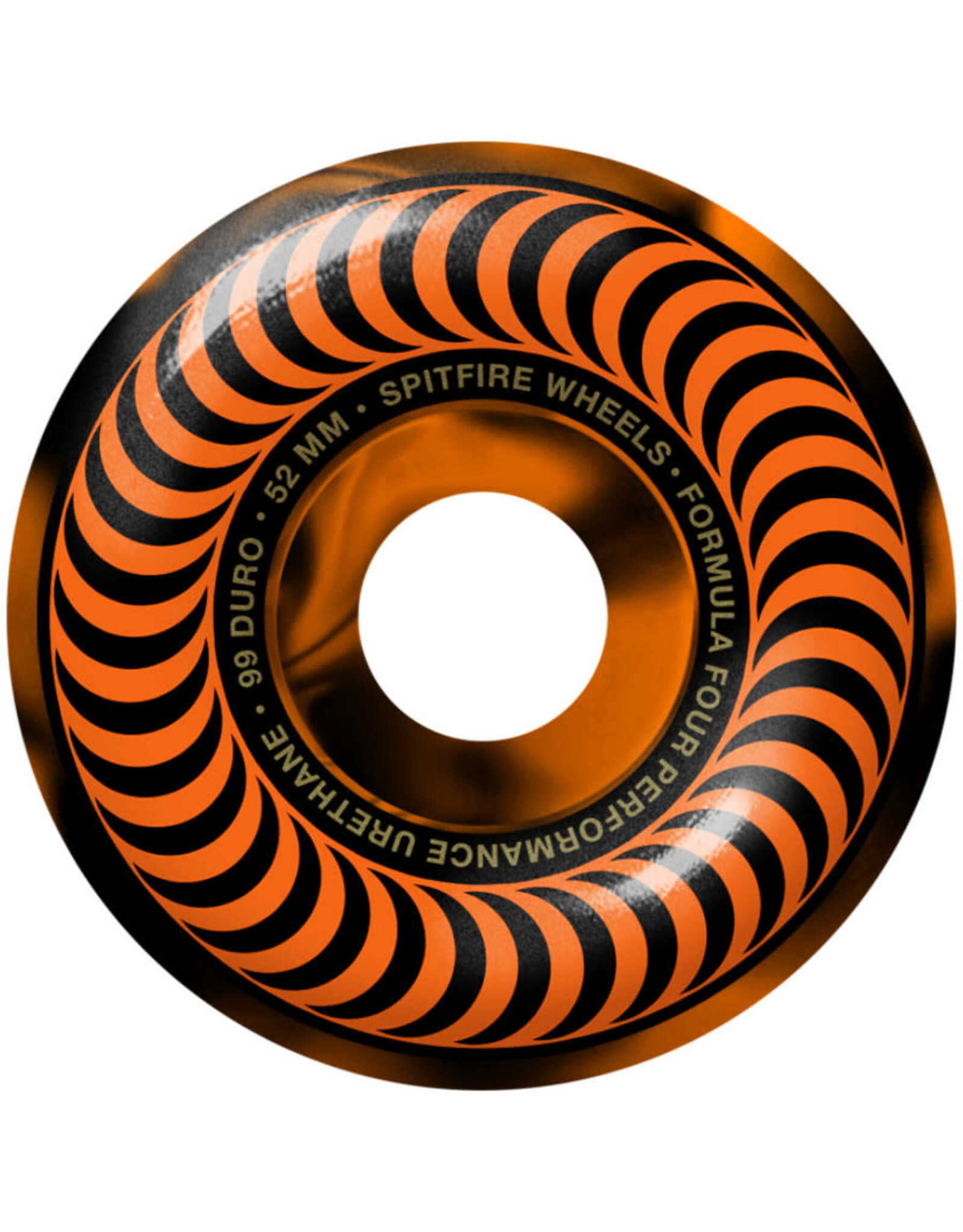 Spitfire Spitfire Wheels Formula Four Swirl Classic Black/Orange (52mm/99d)