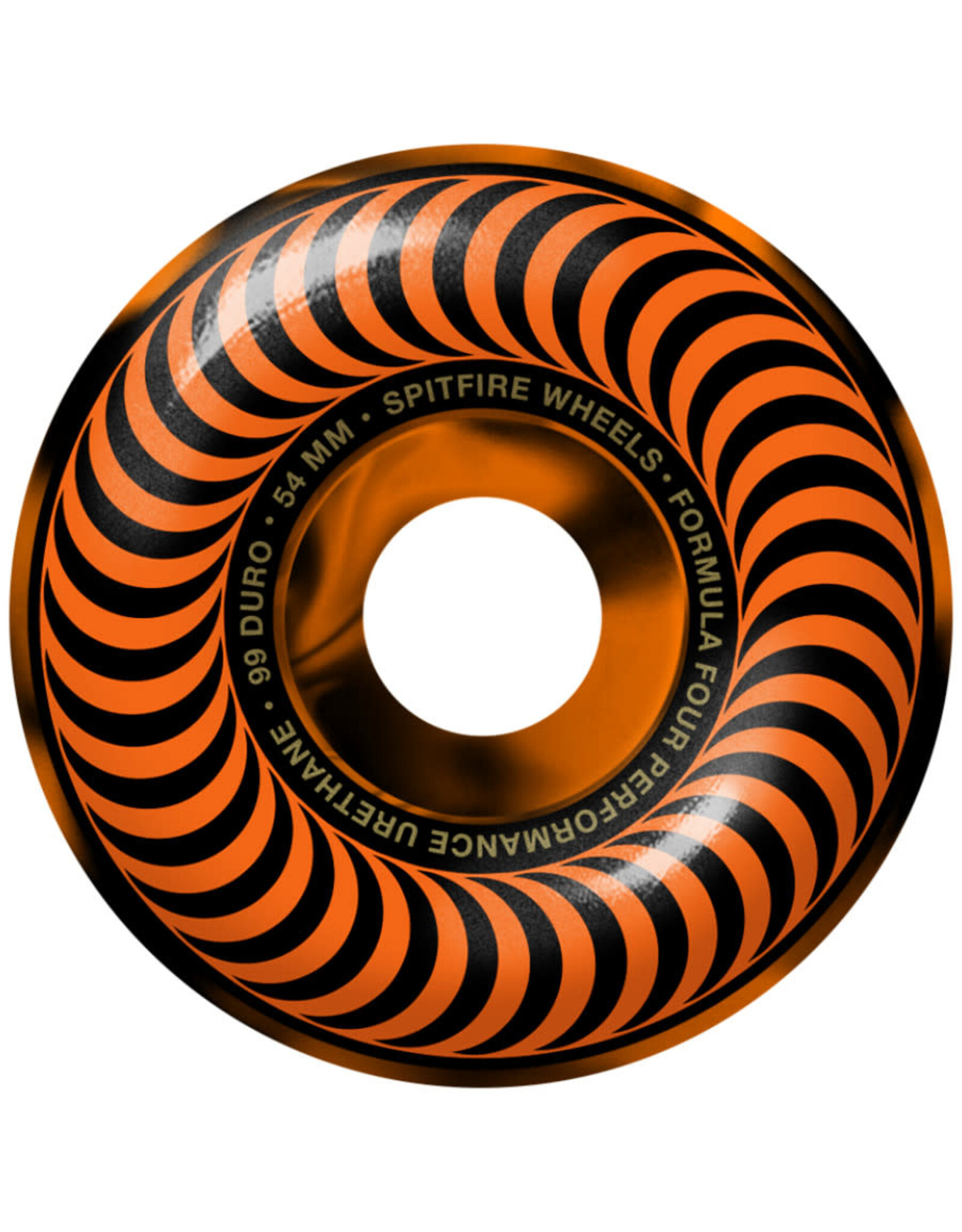 Spitfire Spitfire Wheels Formula Four Swirl Classic Black/Orange (54mm/99d)