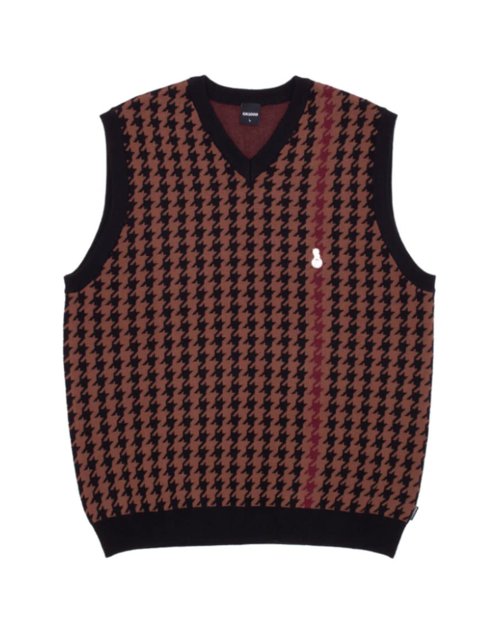 GX1000 GX-1000 Vest Knit Jacquard (Brown)