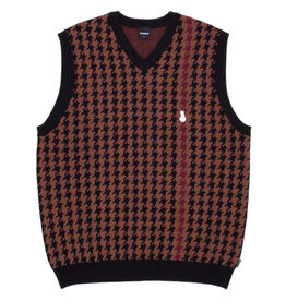 GX1000 GX-1000 Vest Knit Jacquard (Brown)