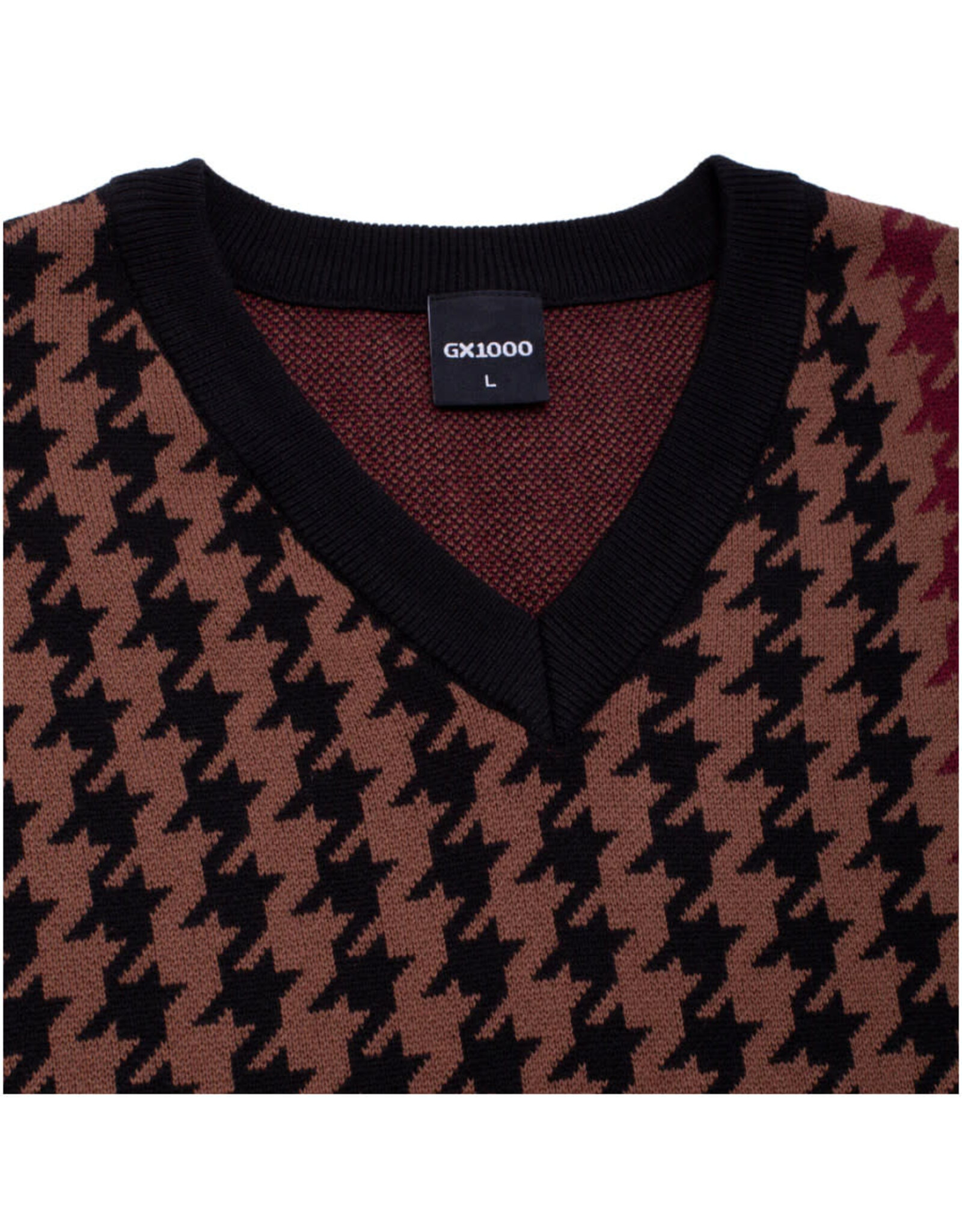GX1000 GX-1000 Vest Knit Jacquard (Brown)