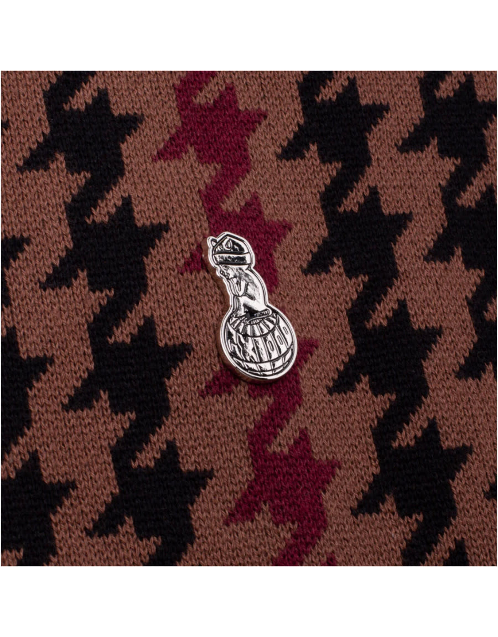 GX1000 GX-1000 Vest Knit Jacquard (Brown)