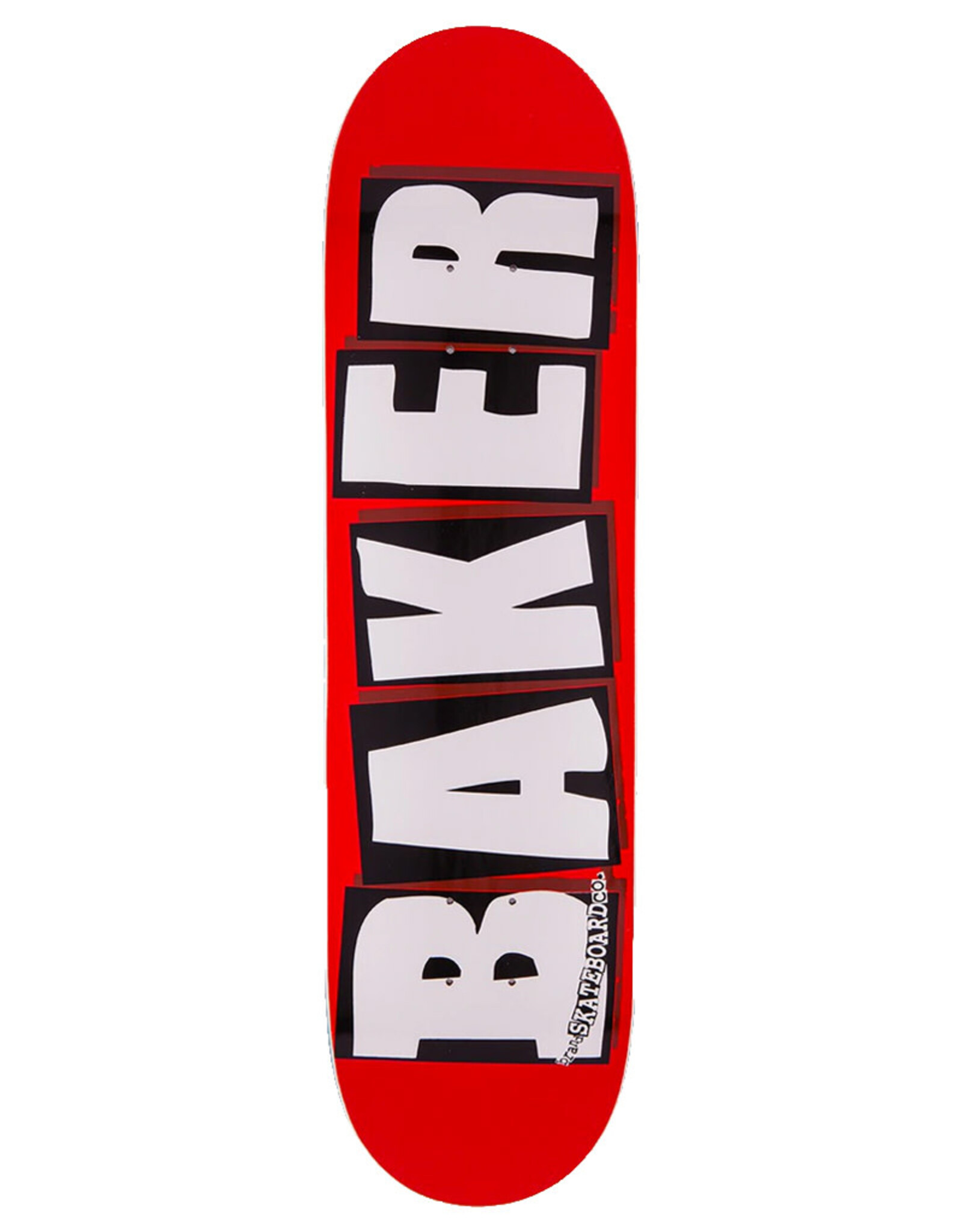 Baker Baker Deck Team Brand Logo Red/White (8.0)