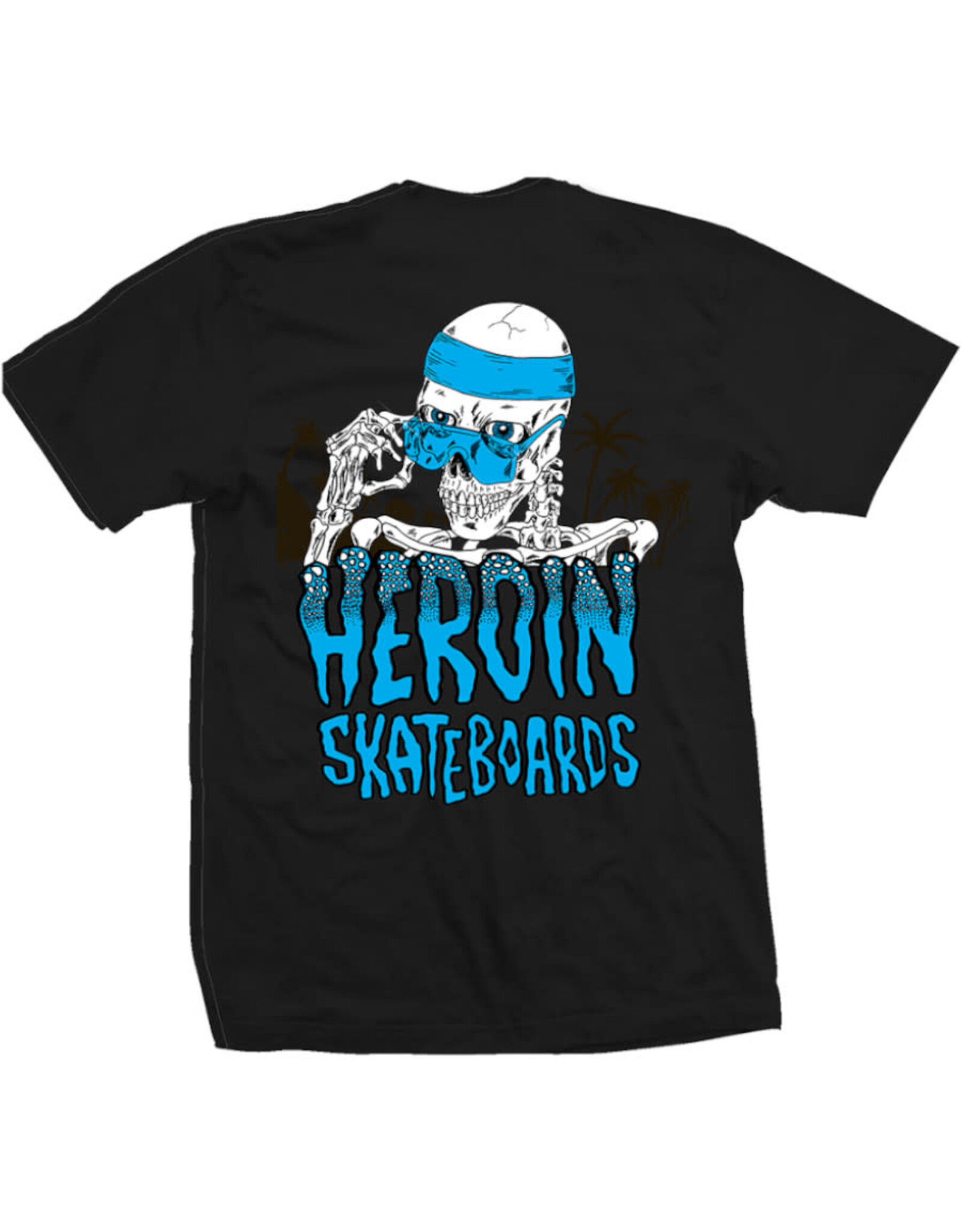 Heroin Heroin Tee Skeleton S/S (Black)