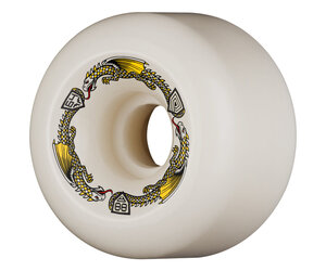 m*.様 POWELL PERALTA DRAGON 64mm ダウンヒル フリ Powell Peralta Dragon 64mm Off White Skateboard Wheels