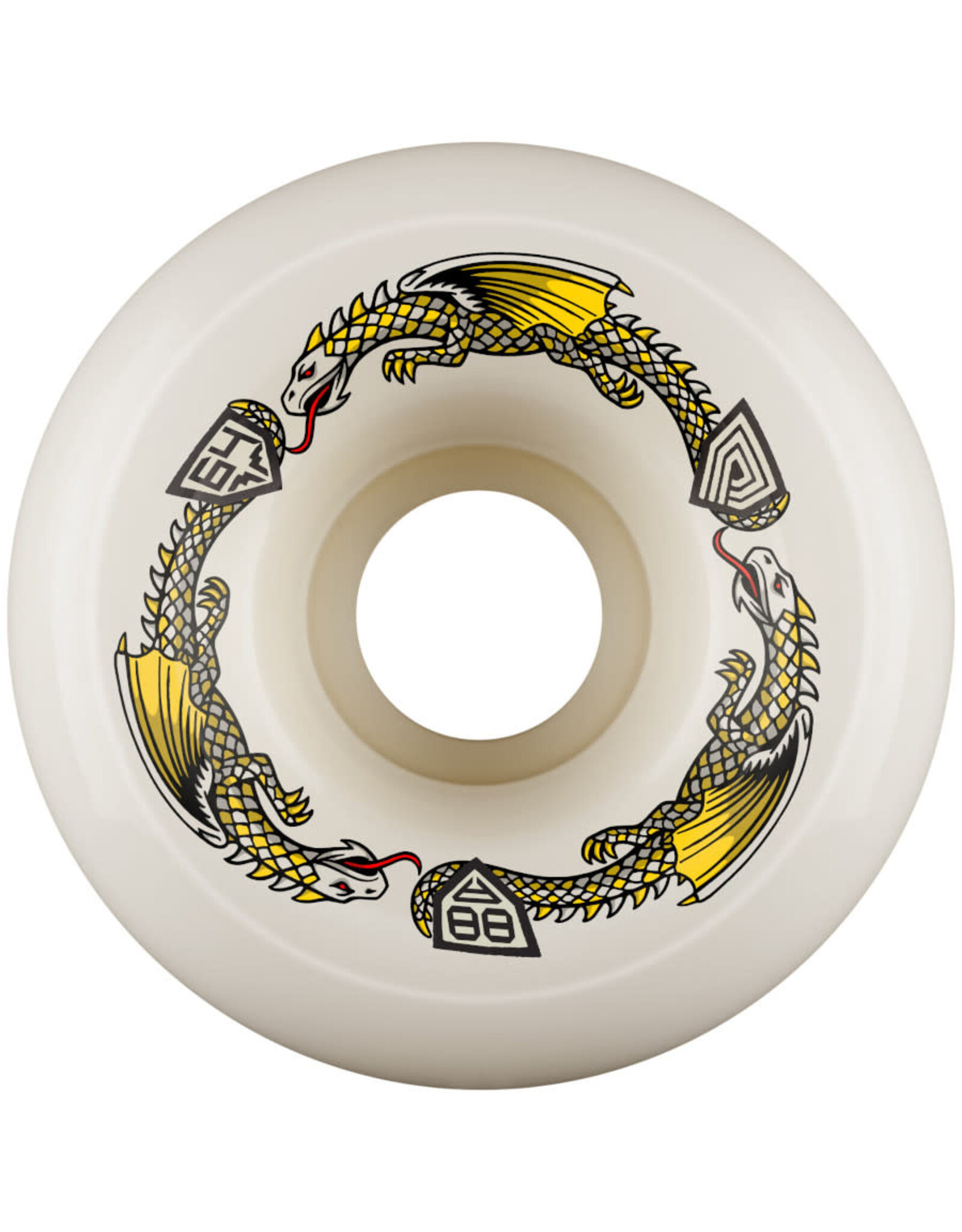 Powell Peralta Powell Peralta Wheels Dragon Formula Off White (64X40mm/88a)