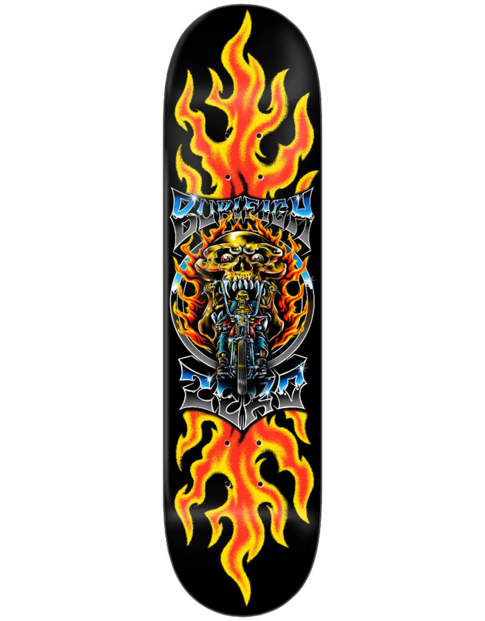 Zero Skateboards Zero Deck Brandon Burleigh Chrome (8.5)