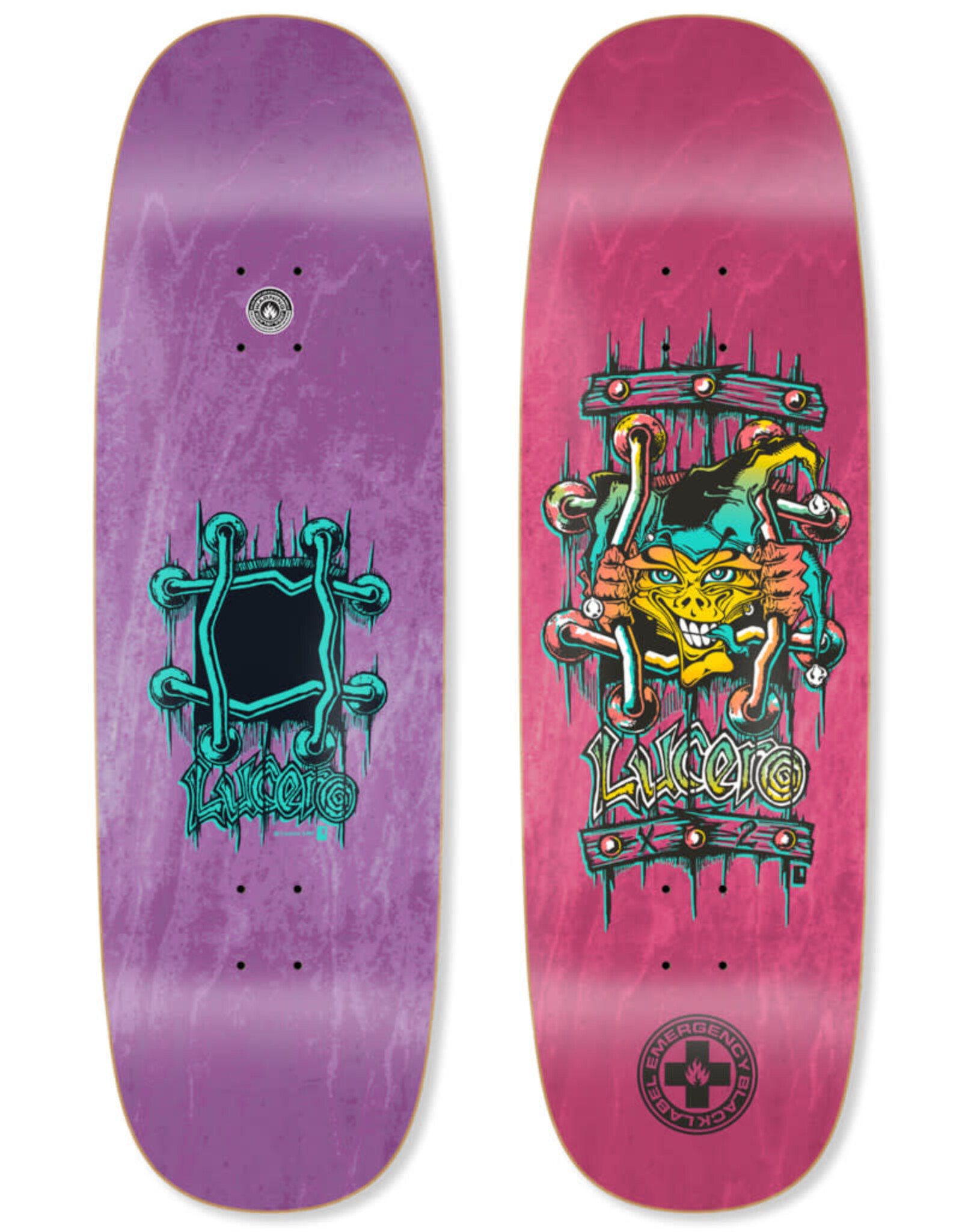 Black Label Black Label Deck John Lucero OG Bars Cross Shape (10.0)