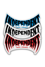Independent Independent Sticker Voltage Span Clear Mylar Assorted (6 Inches)