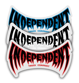 Independent Independent Sticker Voltage Span Clear Mylar Assorted (6 Inches)