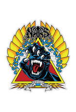 Santa Cruz Santa Cruz Sticker Natas Kaupas Screaming Panther Clear (5.25 Inch)