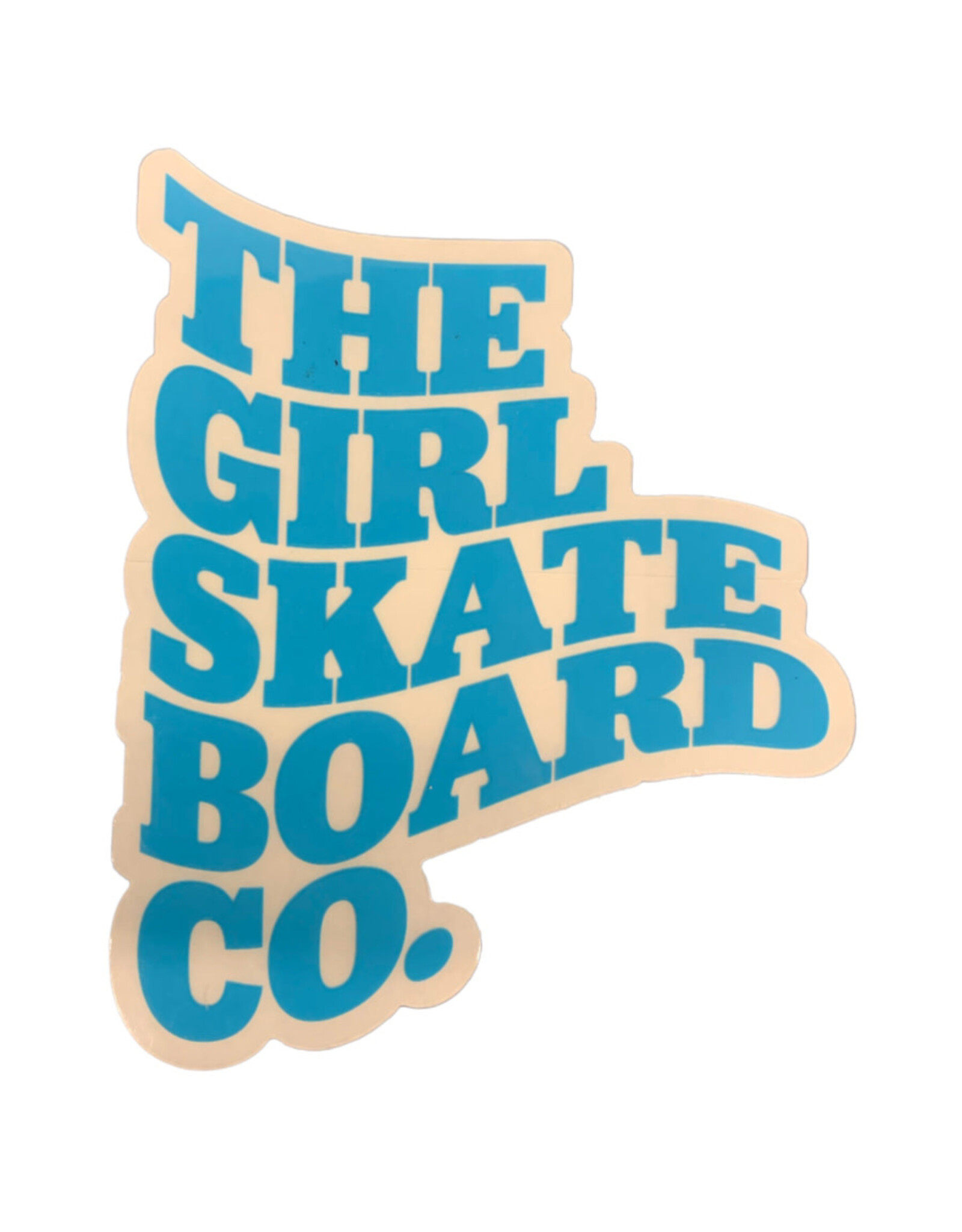 Girl Girl Sticker Nuevo The Skateboard Company