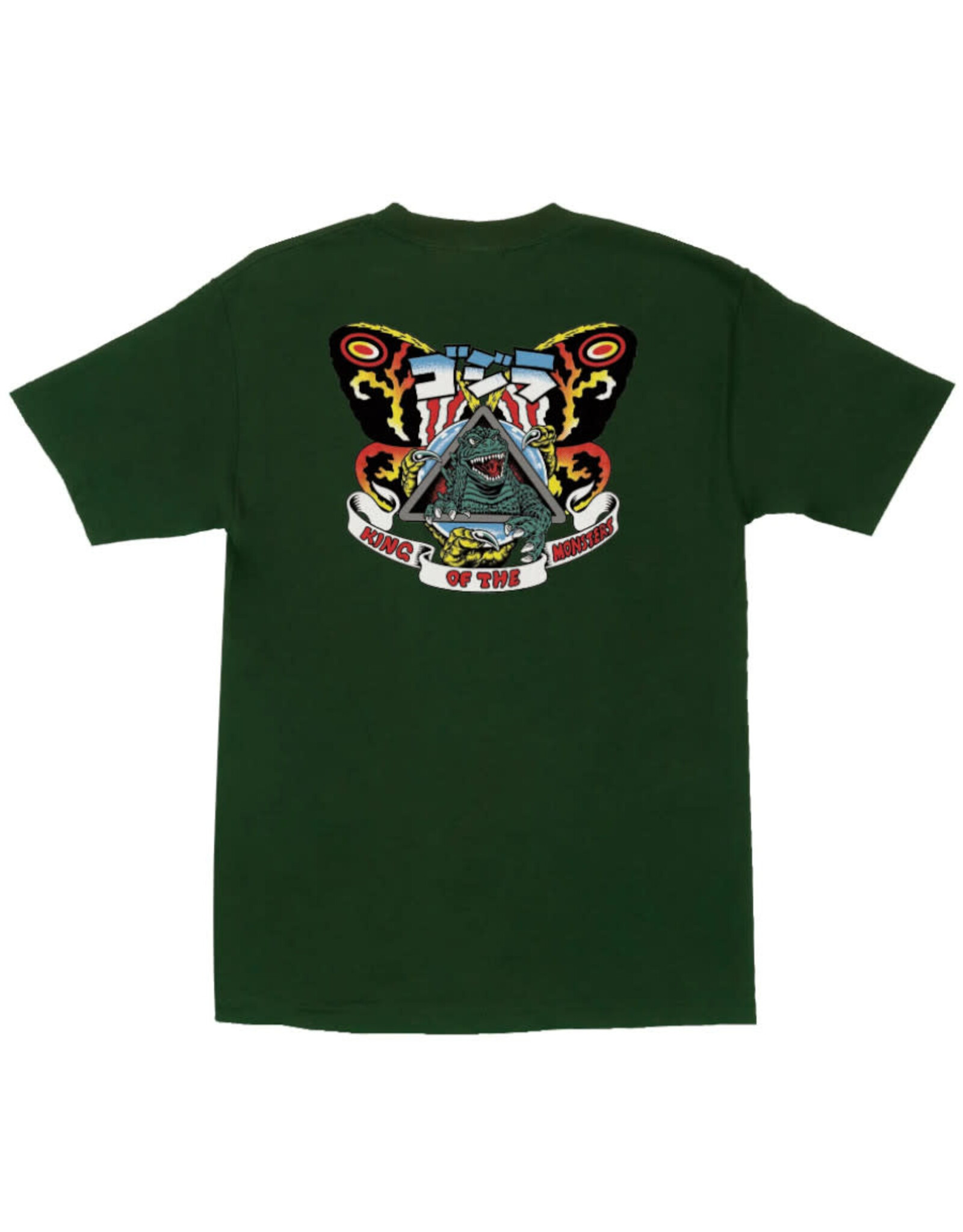 Santa Cruz Santa Cruz Tee Godzilla Natas Mothra Heavyweight S/S (Forest)