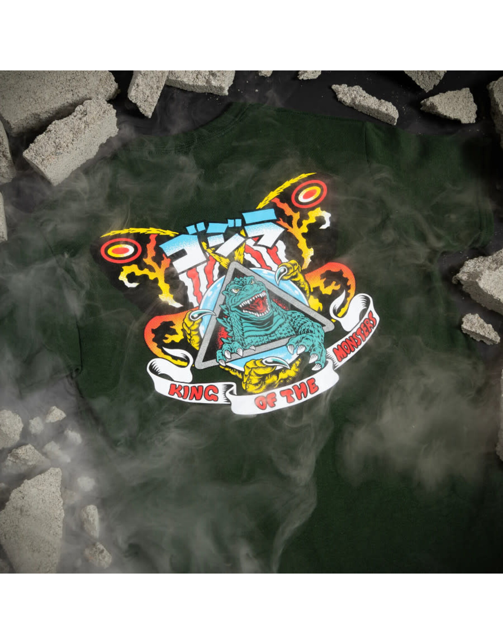 Santa Cruz Tee Godzilla Natas Mothra Heavyweight S/S (Forest Santa Cruz Tee Godzilla Natas Mothra Heavyweight S/S (Forest